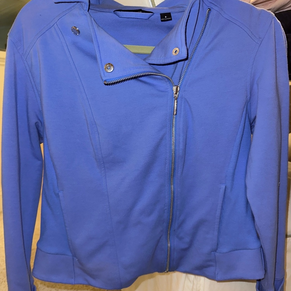 Halston blue jacket